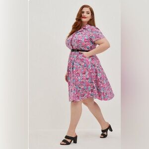 Disney Alice In Wonderland Swing Dress - Cheshire Cat